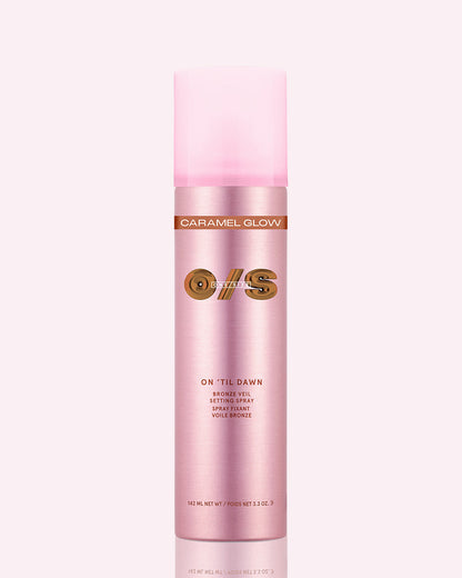 ONE/SIZE On 'Til Dawn Bronze Veil Waterproof Setting Spray, 3.4 oz bottle in Caramel Glow